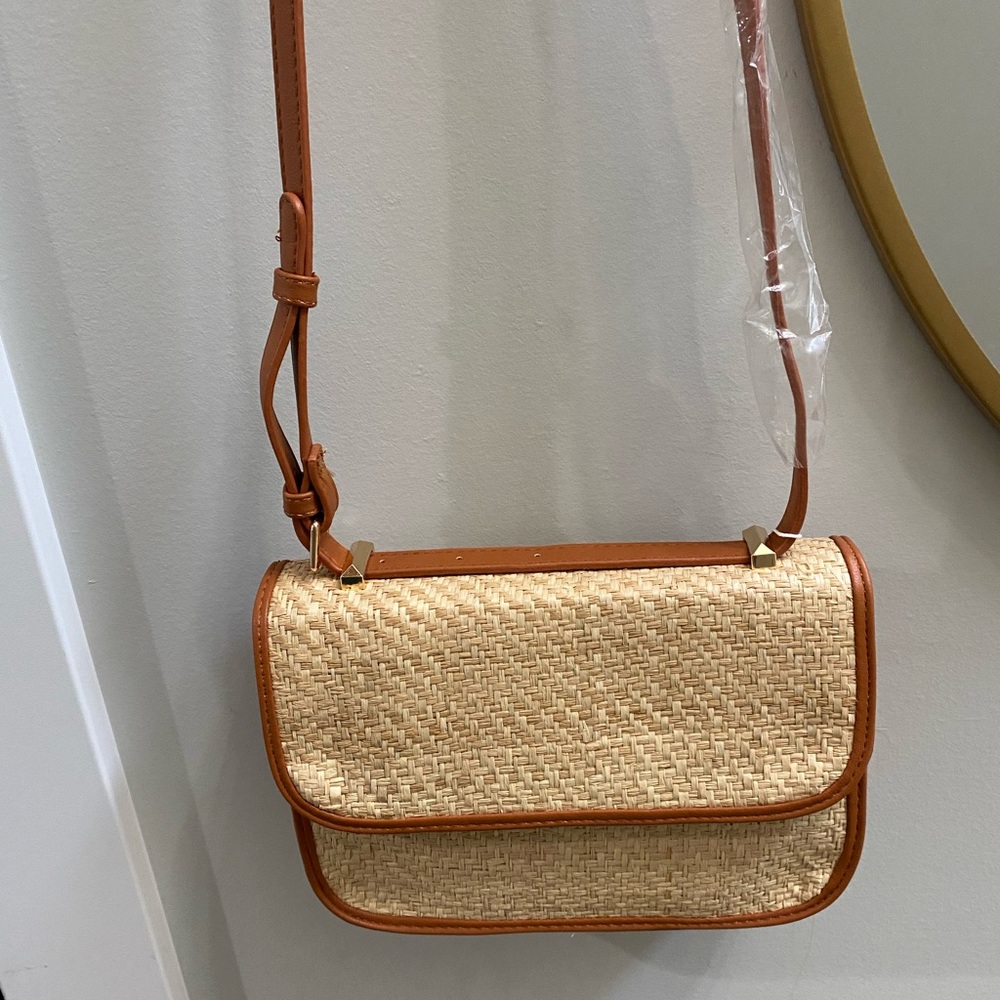 Raffia Shoulder Bag